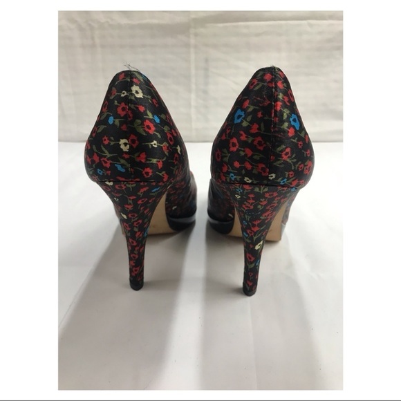 ALDO Open Toe Caged Flower Print Heels Women’s Size :39 - Picture 5 of 8